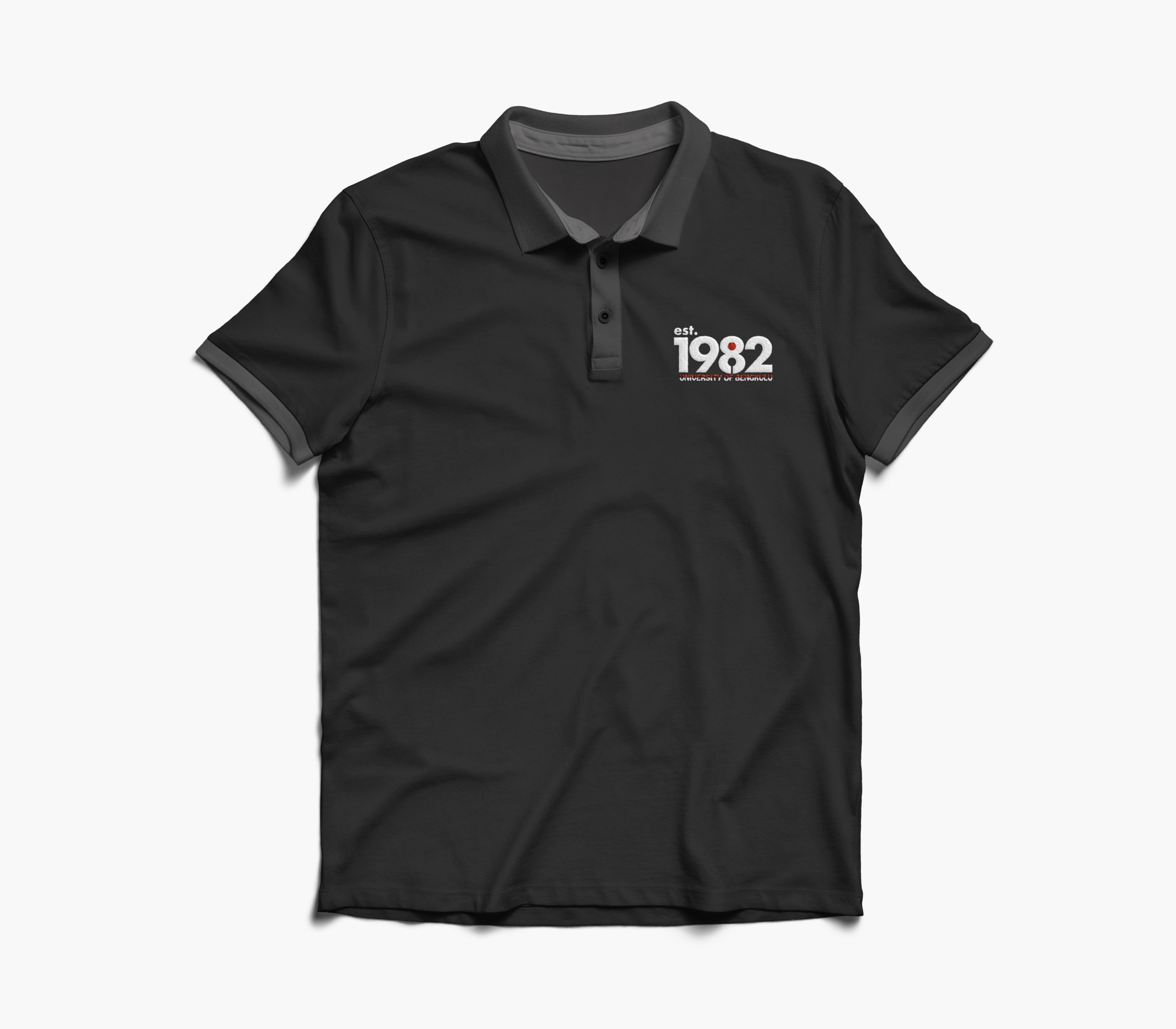 Kaos Polo Hitam Universitas Bengkulu